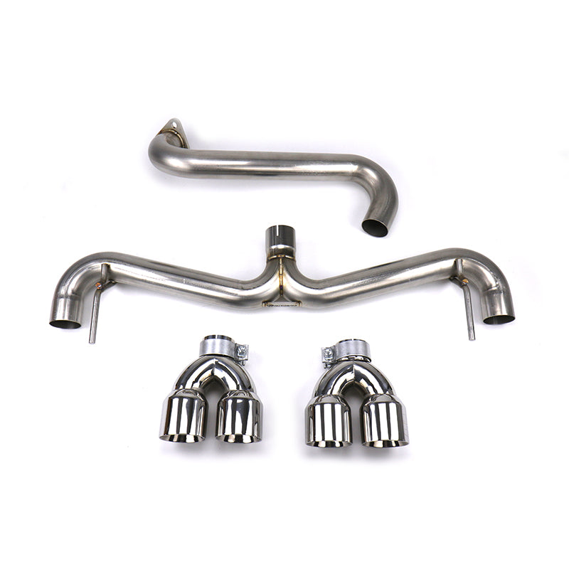 FactionFab Axle Back Exhaust w/ Polished Tips Hatchback WRX 2011-2014 / STI 2008-2014 | 1.10200.1