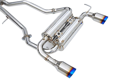 Invidia Gemini Cat Back Exhaust Single Layer Titanium Tips Infiniti G37 AWD & RWD Coupe 2008-2013 | HS07IG7GIT