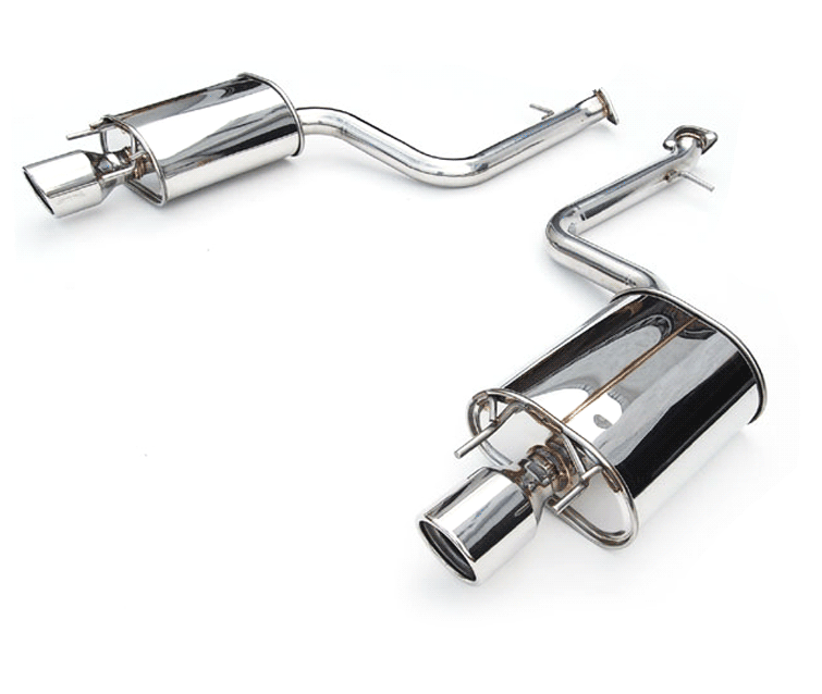 Invidia Q300 Axle Back Exhaust Stainless Tips Lexus IS250 / IS350
