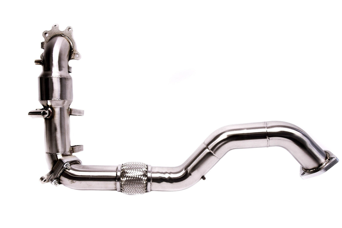 PLM Turbo Front Pipe & Downpipe V2 Combo Honda Civic SI X 1.5 2016+ | PLM-HFC-DP-FP-CAT-V2