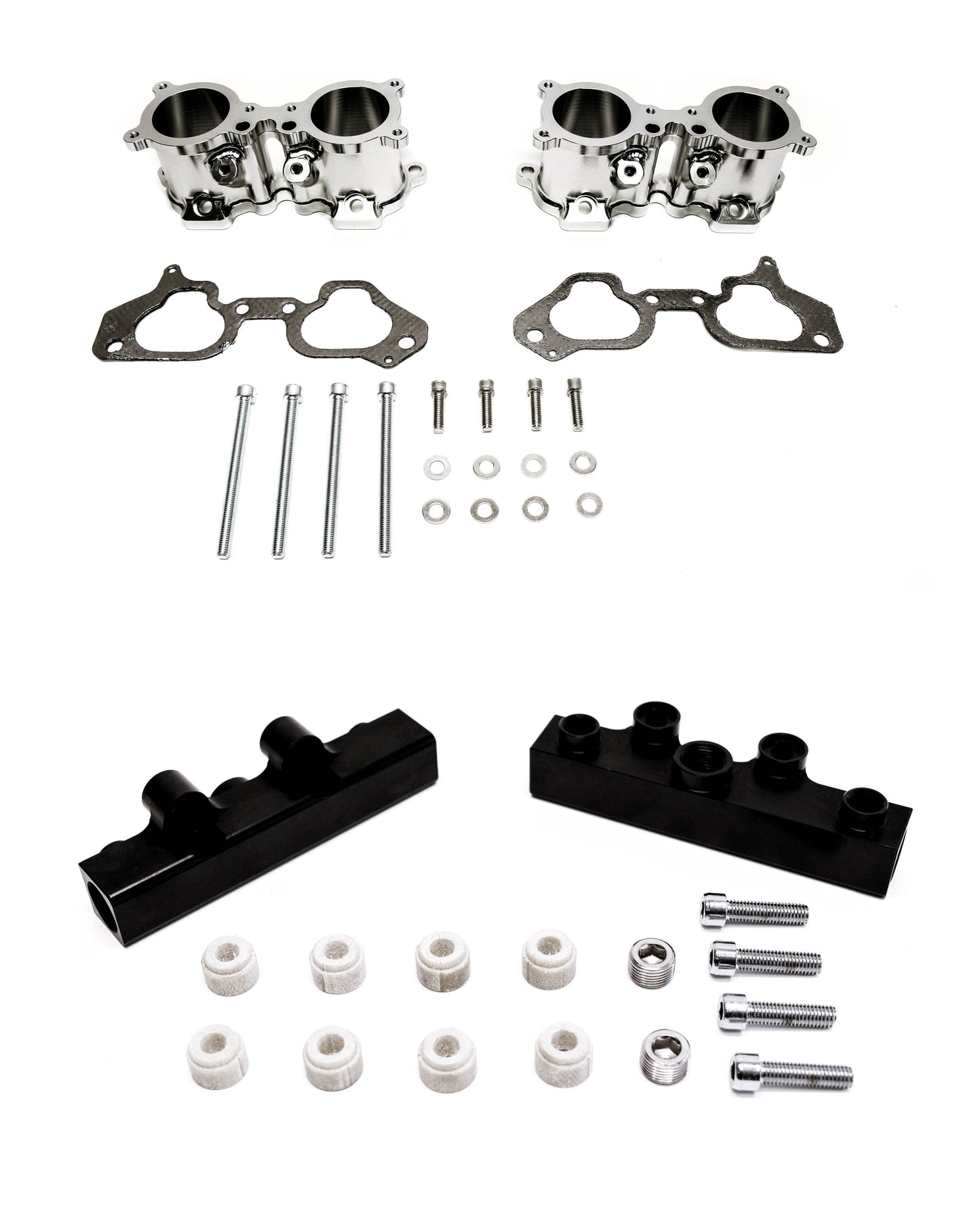PLM Precision Works Top Feed TGV Housing & Fuel Rail Kit WRX 2008-2014 / STI 2007-2018 / Legacy GT 2008-2012 / Forester XT 2008-2013 | PW-TOP-FEED-FR-TGV-SUB-KIT