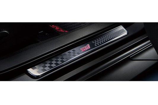 Subaru OEM 22-24 WRX LED Side Sill Plates with Logo | E1017VC210