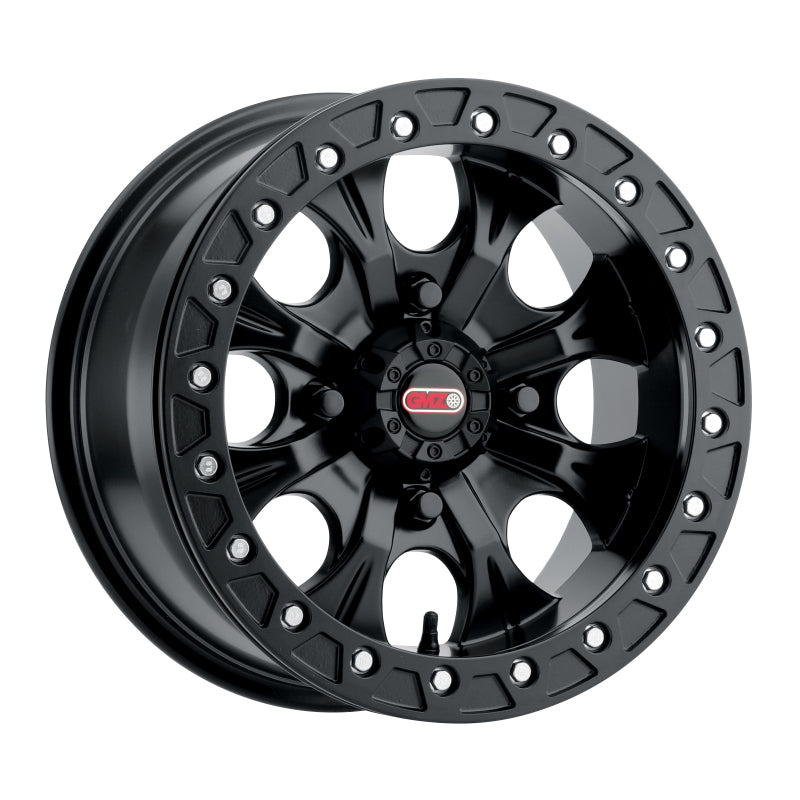 GMZ GZ802 Gunslinger Beadlock 15x7 4+3/+10mm Offset 4x136 110mm CB Matte Black Wheel