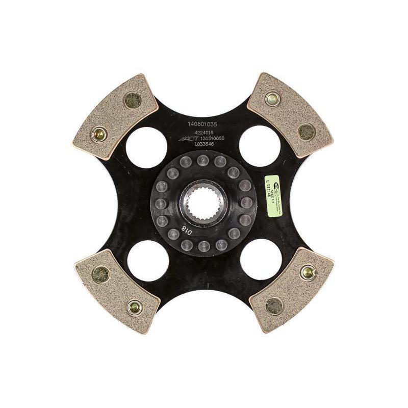 ACT 4 Pad Rigid Race Disc - Multilple Subaru fitment including BRZ 2013-2020 / Scion FR-S 2013-2016 / Toyota FT-86 2017-2020 Crosstrek 2013-2017 | 4224018