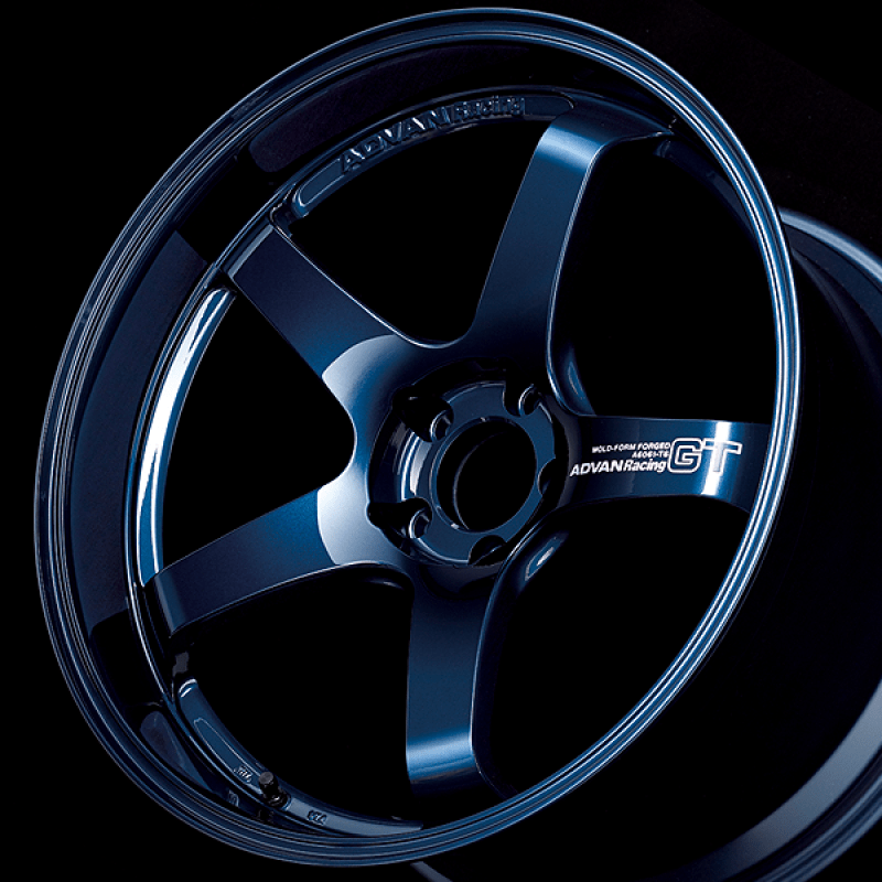 Advan GT 18x8.5 +38mm 5 - 114.3 Racing Titanium Blue Wheel - JDMuscleNon - CategorizedavnYAQ8H38EDP