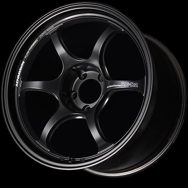 Advan RG-D2 18x9.5 +35 5x120 Semi Gloss Black Wheel - Universal 
