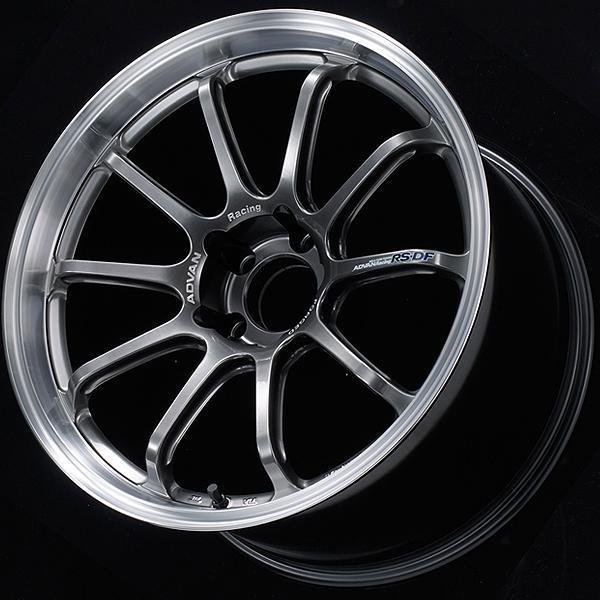 Advan RS-DF Progressive 19x9 +25 5x114.3 Machining & Racing Hyper Black Wheel - Universal | YAS9I25EHB