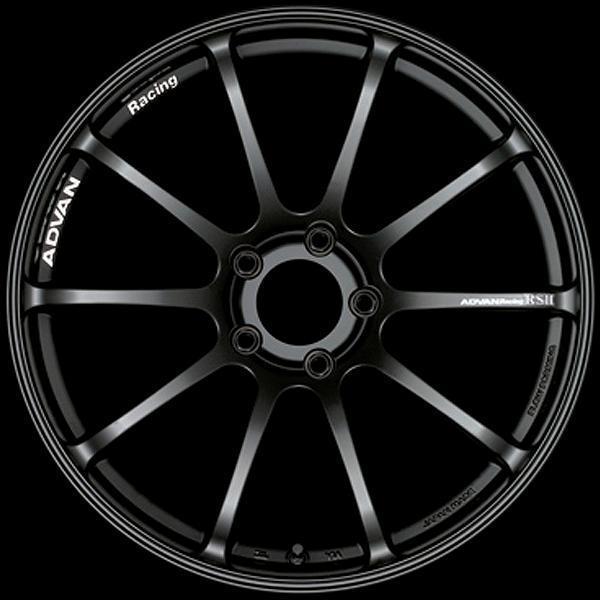 Advan RSII 18x9 +25 5x114.3 Semi Gloss Black Wheel - Universal 