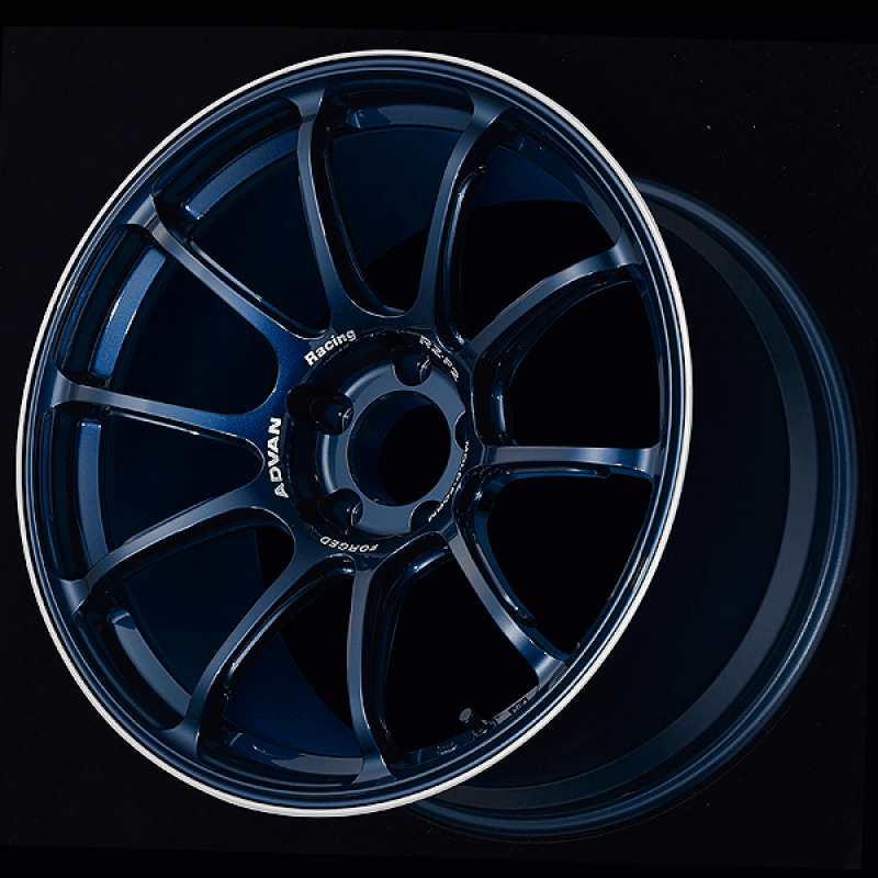 Advan RZ - F2 18x9.5 +44 5 - 114.3 Racing Titanium Blue and Ring Wheel - JDMuscleNon - CategorizedavnYA28J44EDR