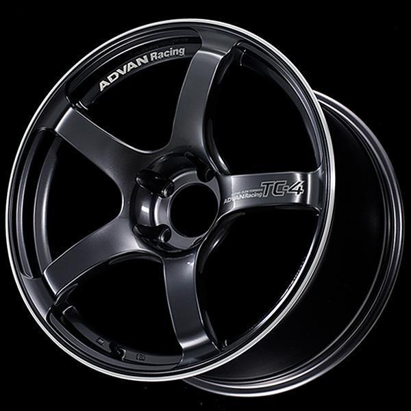 Advan TC4 18x9.5 +12 5x114.3 Racing Gunmetallic and Ring Wheel - Universal | YAD8J12EGMR