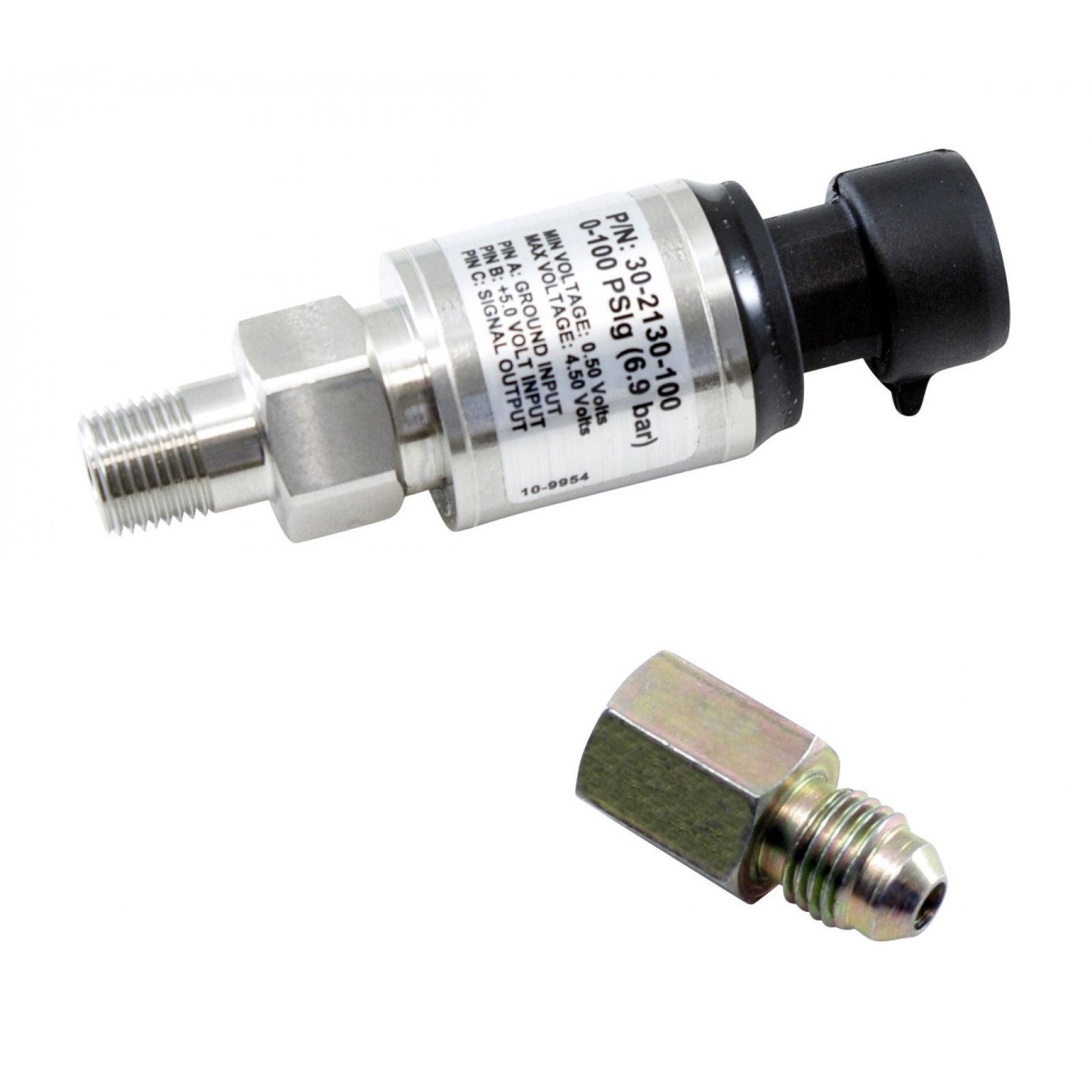 AEM 100 PSIg Stainless Steel Pressure Sensor Kit | 30-2130-100