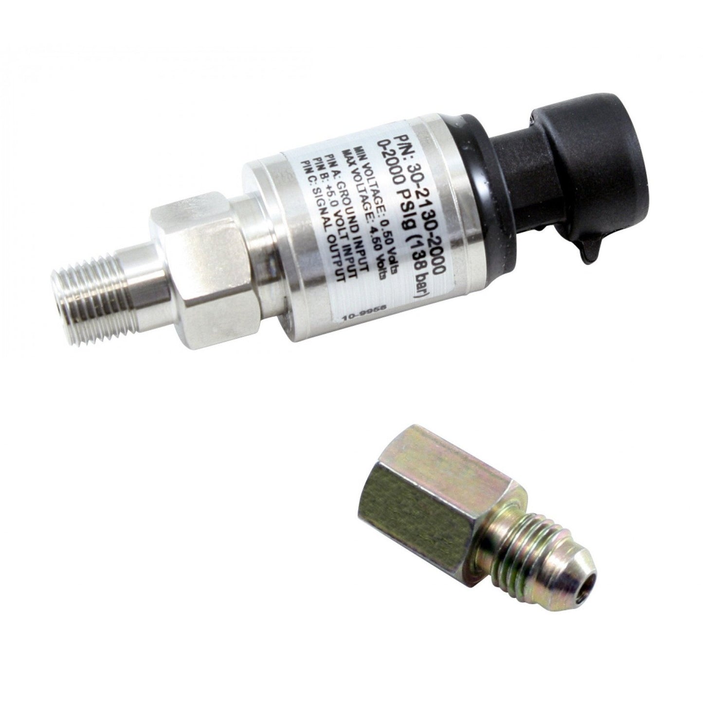 AEM 2000 PSIg Stainless Steel Pressure Sensor Kit | 30-2130-2000