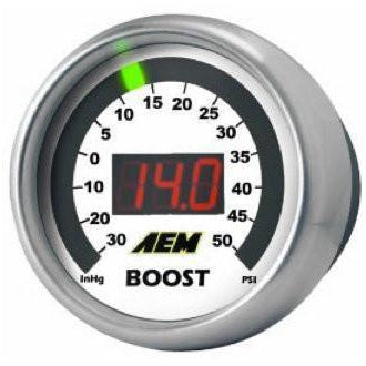 AEM 52mm Boost Gauge Digital Displays -30 to 35 psi - Universal | 30-4406