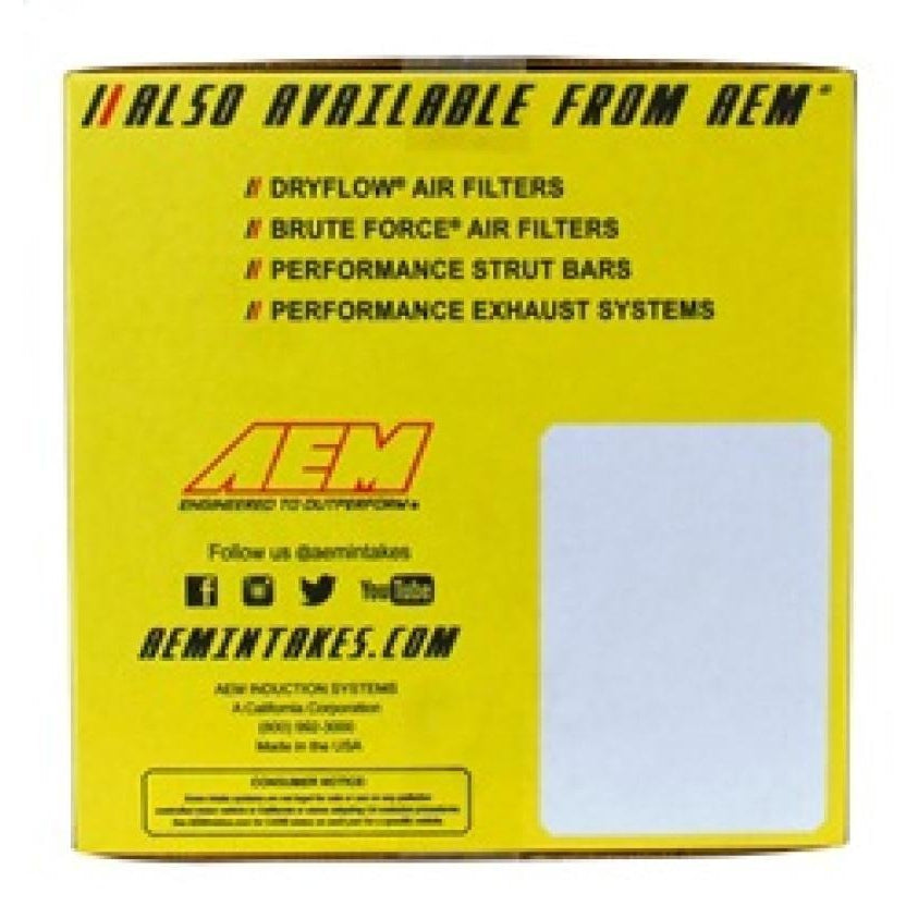 AEM 99-04 Toyota Tacoma V6 / 99-04 4Runner V6 Polished Brute Force Air Intake | 21-8402DP