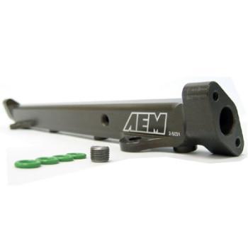 AEM Fuel Rail Black Mitsubishi EVO 8 + 9 2003-2006 | 25-131BK
