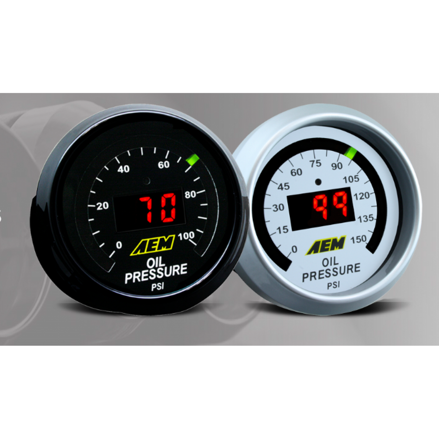 AEM Oil/Fuel Pressure Gauge - 0-100 PSI | 30-4401