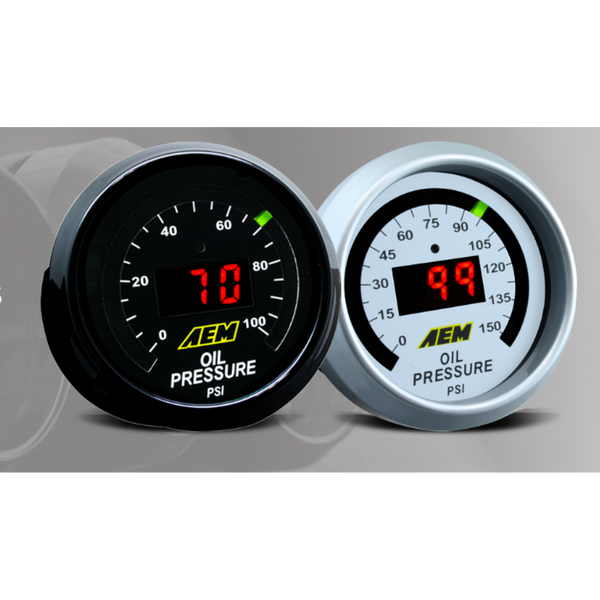 AEM Electronics Oil/Transmission/Coolant Temperature Gauge Digital 52mm -  Universal