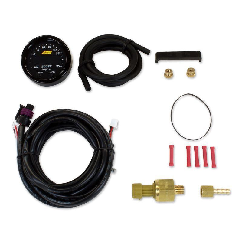AEM X-Series Boost Pressure -30inHg 35psi Gauge - Universal | 30-0306