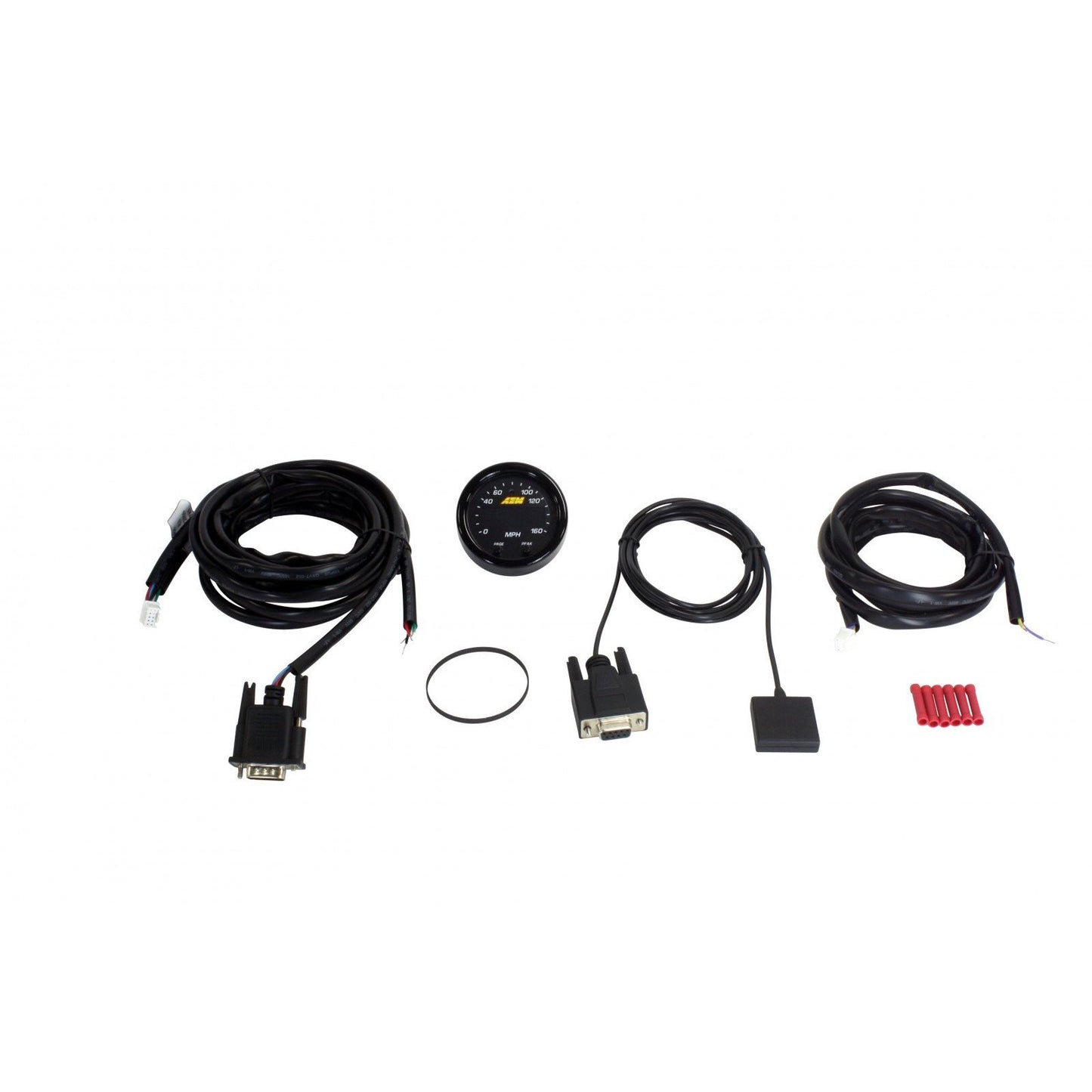 AEM X-Series GPS Speedometer Gauge 0-160mph / 0-240kph Black Bezel & Black Faceplate | 30-0313