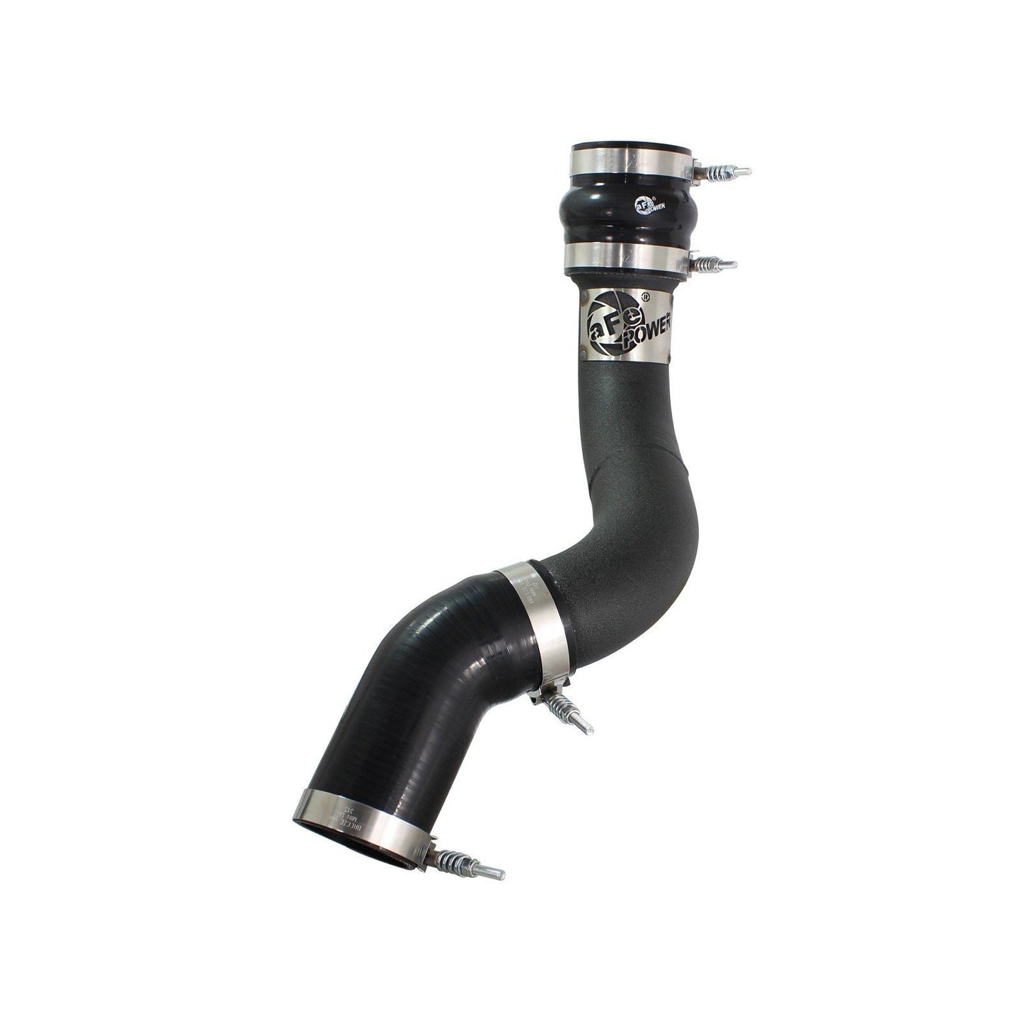 aFe BladeRunner 3-inch Black Intercooler Tube Cold Side w/Couplings & Clamps RAM Diesel 6.7L 2013-2014 | 46-20139-B