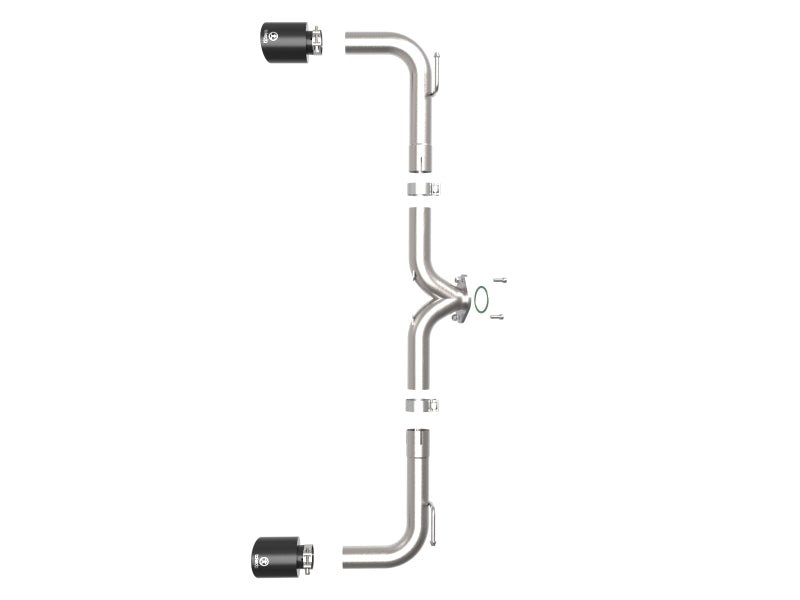 aFe Takeda 2 - 1/2 in 304 Stainless Steel Axle - Back Exhaust System with Black Tip Mazda Mazdaspeed 3 2014 - 2018 | 49 - 37014 - B - JDMuscleAxle Back Exhaustsafe49-37014-B