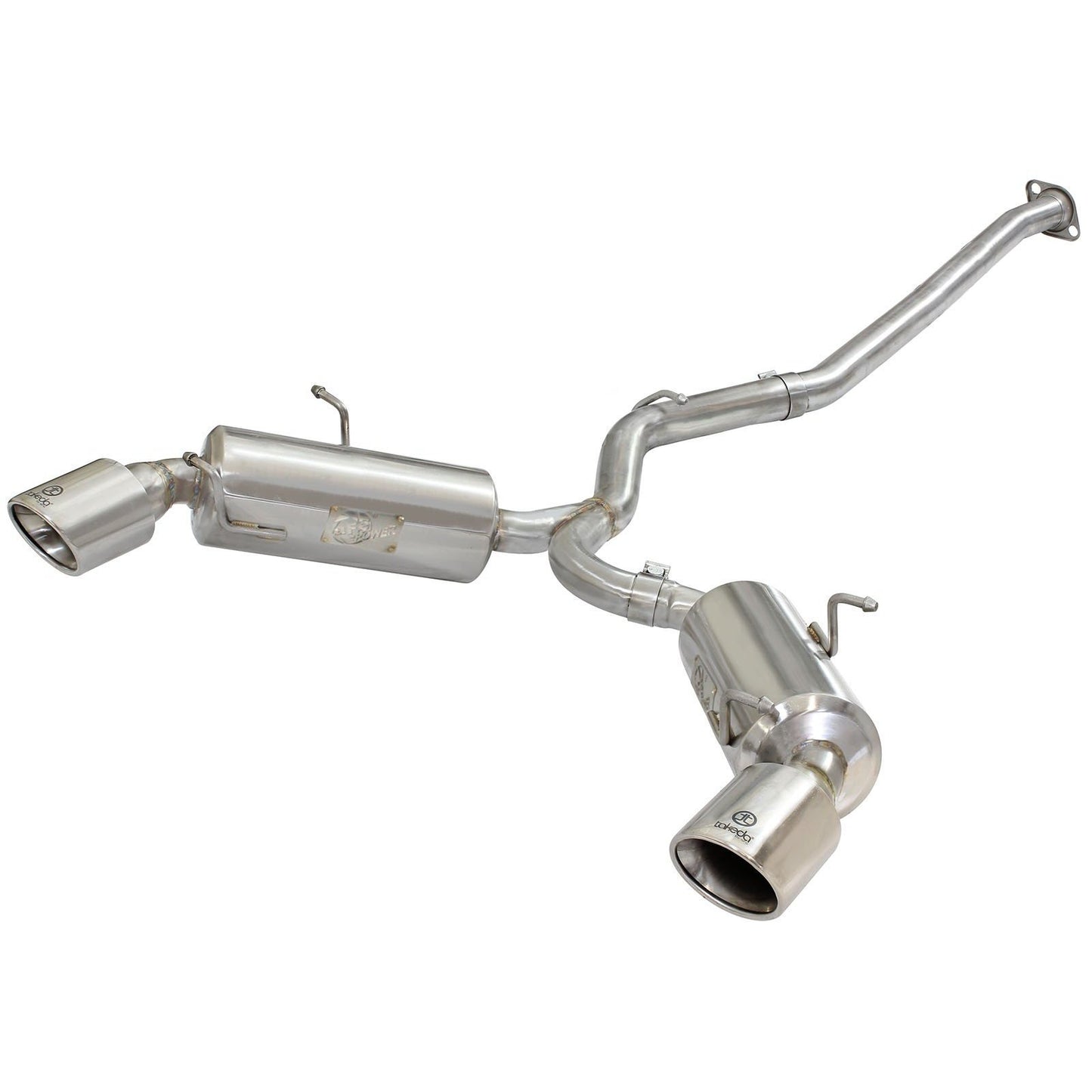 aFe Takeda Axle Back Dual Tips Exhaust Scion FR-S 2013-2016 / Subaru BRZ 2013-2019 / Toyota FT-86 2017-2019 | 49-36023-P
