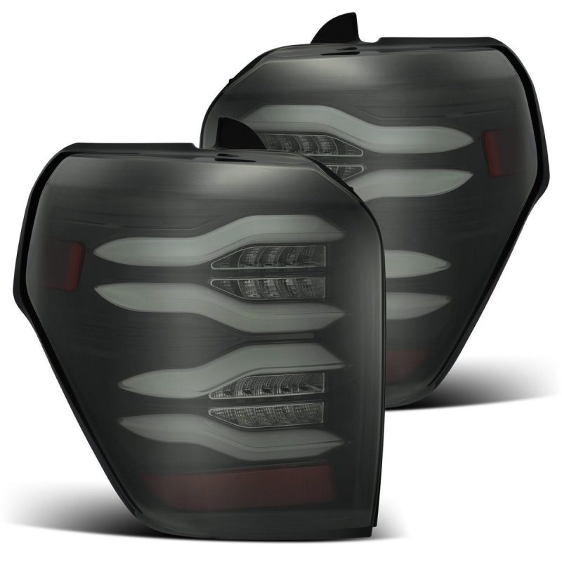 AlphaRex PRO Series LED Tail Lights Jet Black Toyota 4Runner 2010 - 21 | 690010 - JDMuscleTail Lightsarx690010