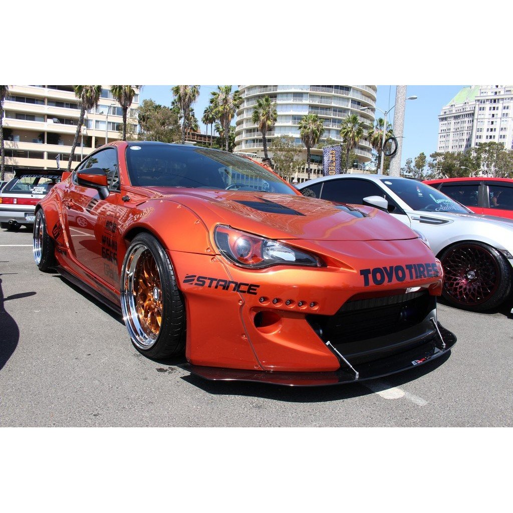 APR Carbon Fiber Wind Splitter With Rods for FR-S/ BRZ Rocket Bunny Ver. II 2013-2016