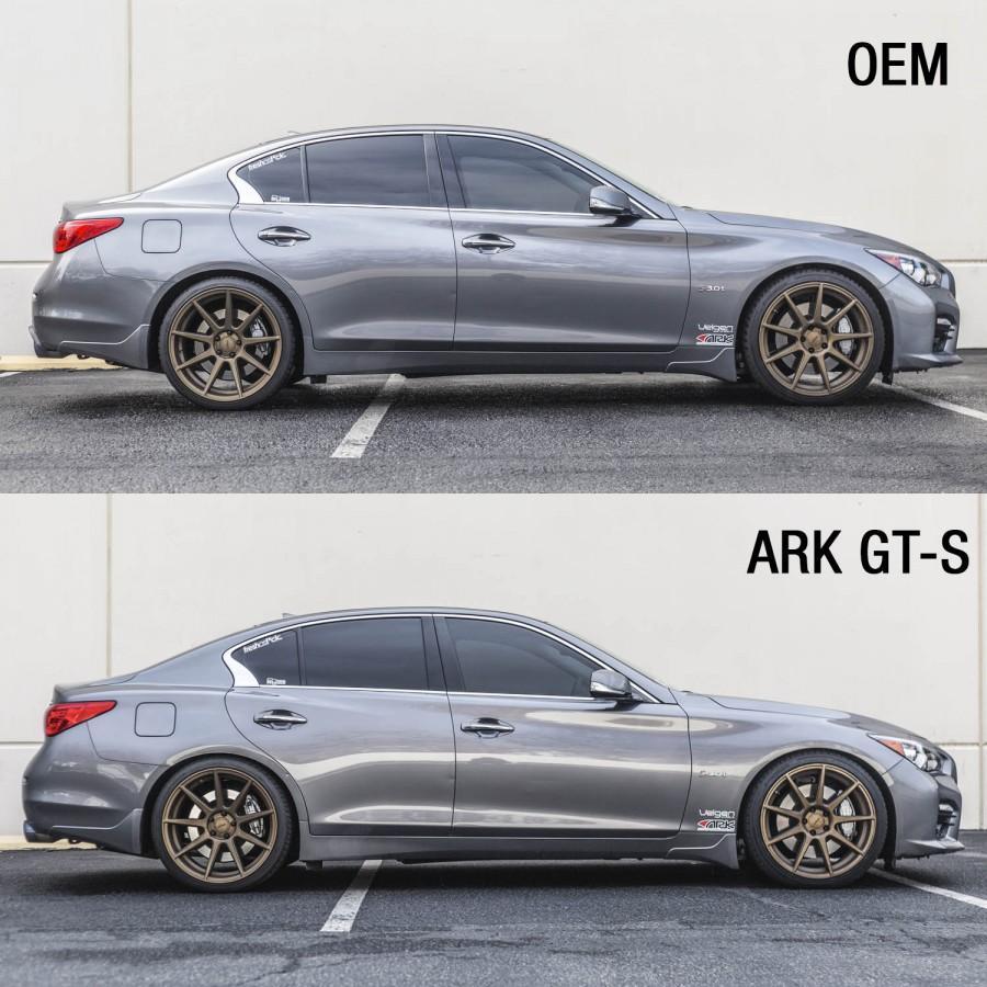 ARK Performance GT-S Lowering Springs | 2016-2020 Infiniti Q50 3.0T RWD | LS1130-0107