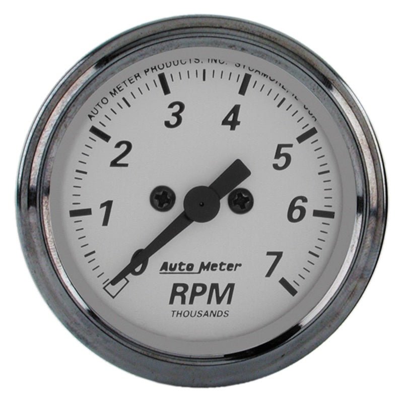AutoMeter American Platinum 2 - 1/16in 7K RPM In - Dash Tachometer Gauge Universal | 1994 - JDMuscleTachometersatm1994