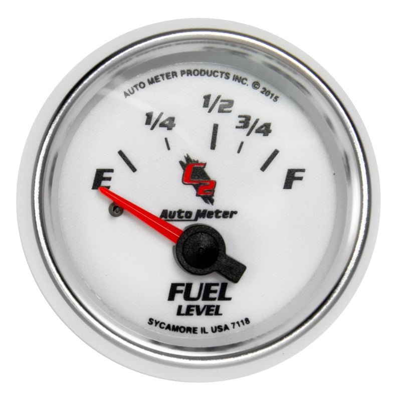 Autometer C2 Gauge Fuel Level 2 1/16in 16e To 158f Electric Universal | 7118 - JDMuscleMulti Gaugesatm7118