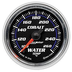 AutoMeter Cobalt Series Water Temp Gauge - Universal