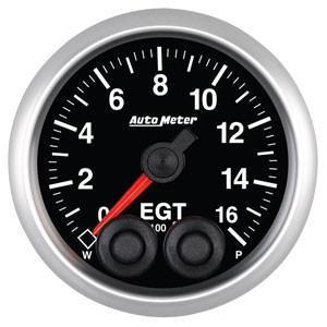 Autometer Elite Series 52mm 0-1600F EGT Peak & Warn w/ Electronic Control Gauge - Universal