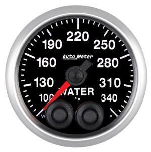 Autometer Elite Series 52mm 100-340 F Water Temperature Peak & Warn w/ Electronic Control Gauge - Universal