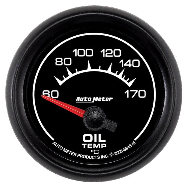 Autometer Gauge Oil Temperature 2 1/16 in. 60 - 170C Electric ES Universal | 5948 - M - JDMuscleTemperature Gaugesatm5948-M