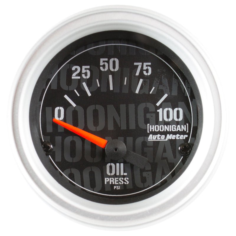 Autometer Hoonigan Oil Pressure Gauge Electrical 52mm Universal | 4327 - 09000 - JDMusclePressure Gaugesatm4327-09000