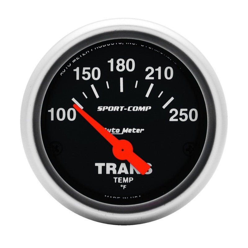 Autometer Sport Comp 100 - 250 F Transmission Temperature Gauge Universal | 3357 - JDMuscleTemperature Gaugesatm3357