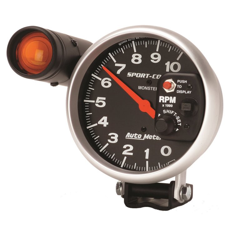 Autometer Sport - Comp 5 inch 10K RPM Shift Light Tachometer Universal | 3904 - JDMuscleTachometersatm3904