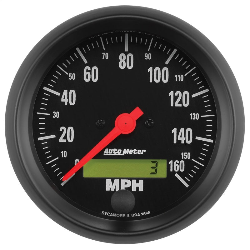 Autometer Z - Series 3 3/8in 160 MPH Electric Speedometer w/ LCD Odometer Universal | 2688 - JDMuscleMulti Gaugesatm2688
