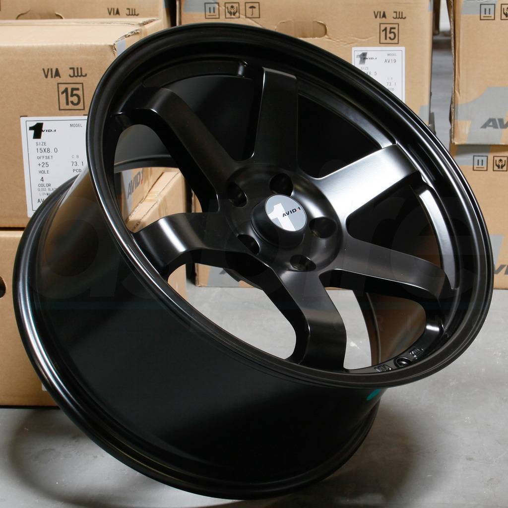 AVID1 Wheels AV06 Matte Black