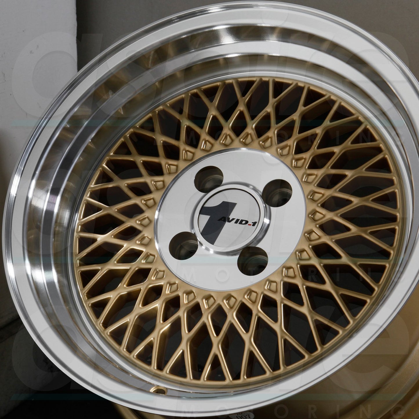 AVID1 Wheels AV18 Gold Machined Lip