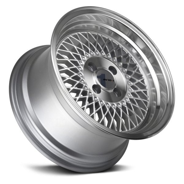AVID1 Wheels AV18 Silver Machined Lip - JDMuscleWheelsAV1815804C25SL15x84x100+25mm