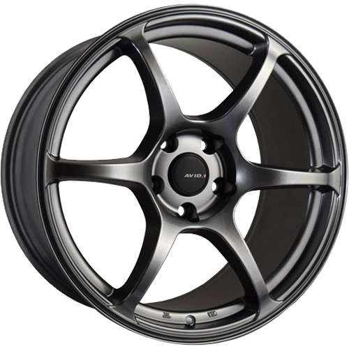 AVID1 Wheels AV26 Hyper Black - JDMuscleWheelsAV2617805H35HB17x85x114.335