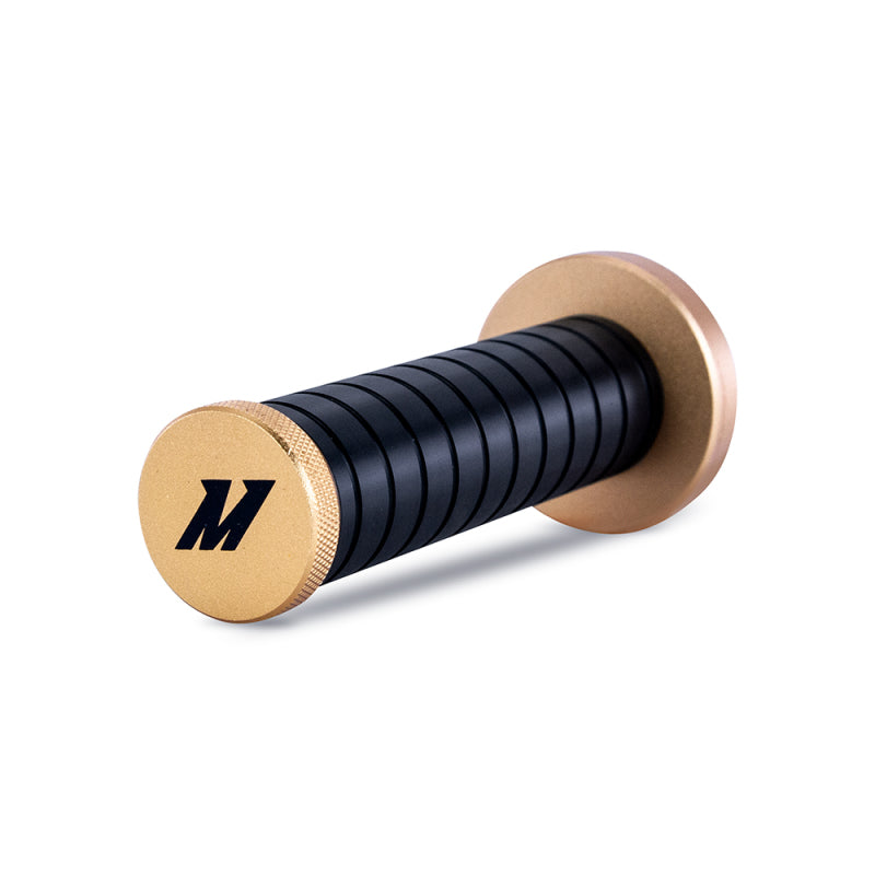 Mishimoto BMX Grip Style Weighted Shift Knob Gold / Black Universal | MMSK-BMXGDBK