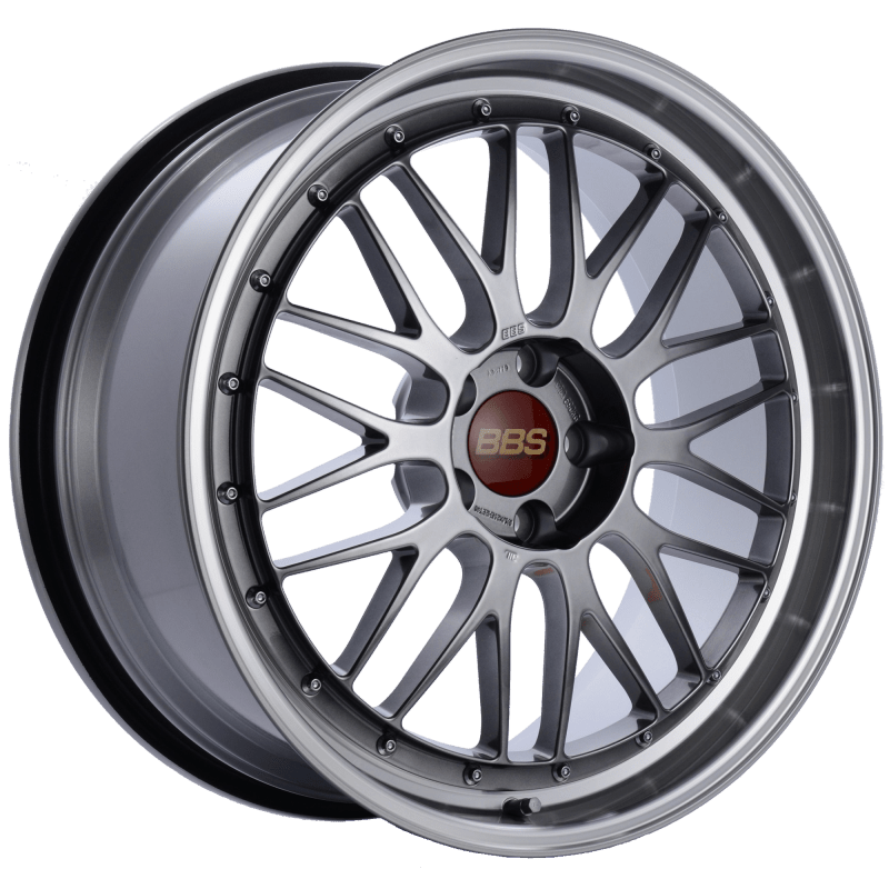 BBS LM 20x9.5 5x114.3 ET40 CB66 Diamond Black Center Diamond Cut Lip Wheel - JDMuscleWheelsbbsLM238DBPK