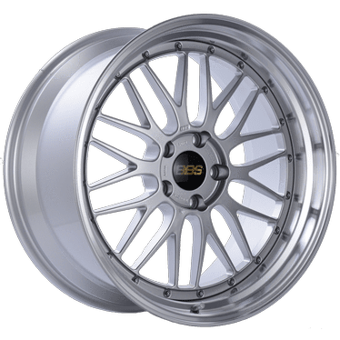 BBS LM Series 5x120 21" Diamond Silver Wheels