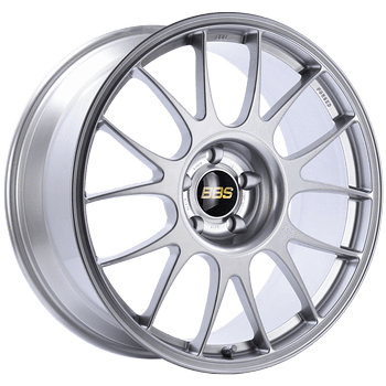 BBS RE Series 4x100 18x7.5" +42mm Offset Diamond Silver Wheels