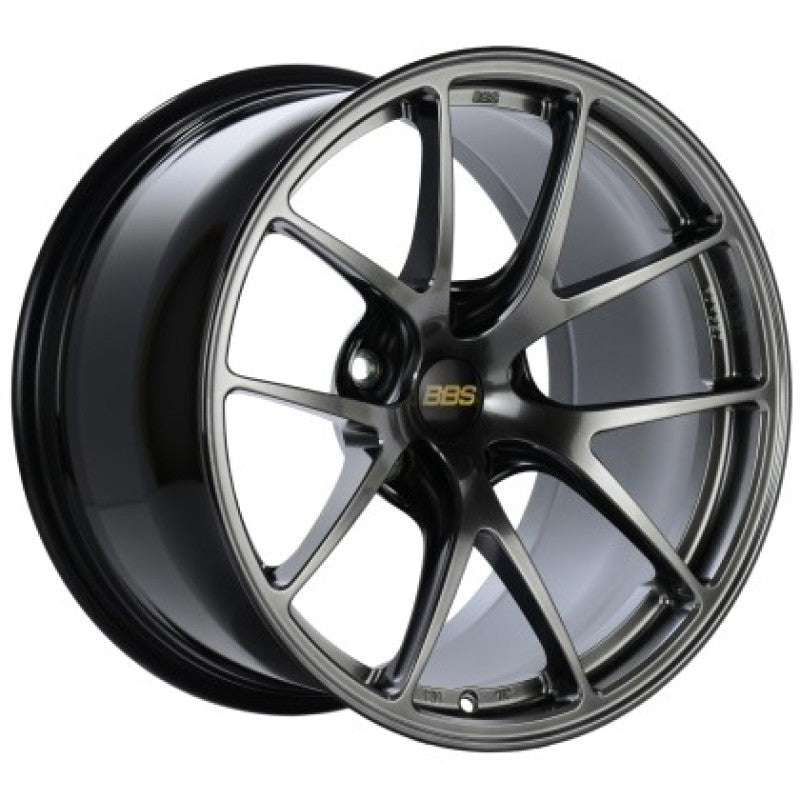 BBS RI - A 18x10.5 5x114.3 ET18 Diamond Black Wheel - 82mm PFS/Clip Required - JDMuscleWheelsbbsRIA006DB