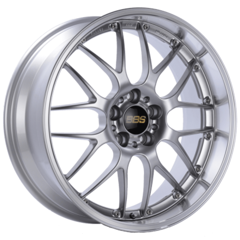 BBS RS - GT 19x10 5x114.3 ET40 Diamond Silver Center Diamond Cut Lip Wheel - 82mm PFS Required - JDMuscleWheelsbbsRS919HDSPK