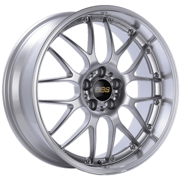 BBS RS-GT Series 5x120 18" Diamond Silver Wheels